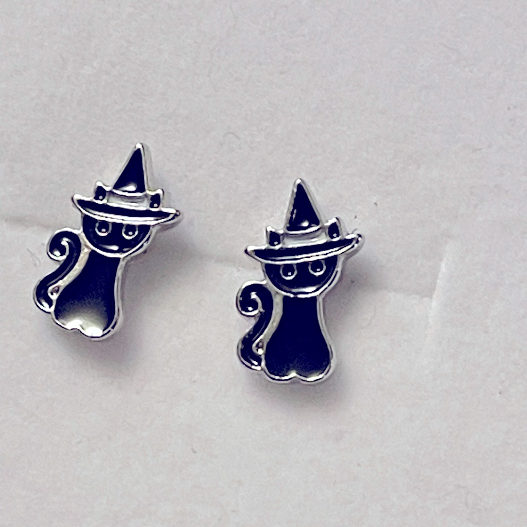Kitty Witch Studs